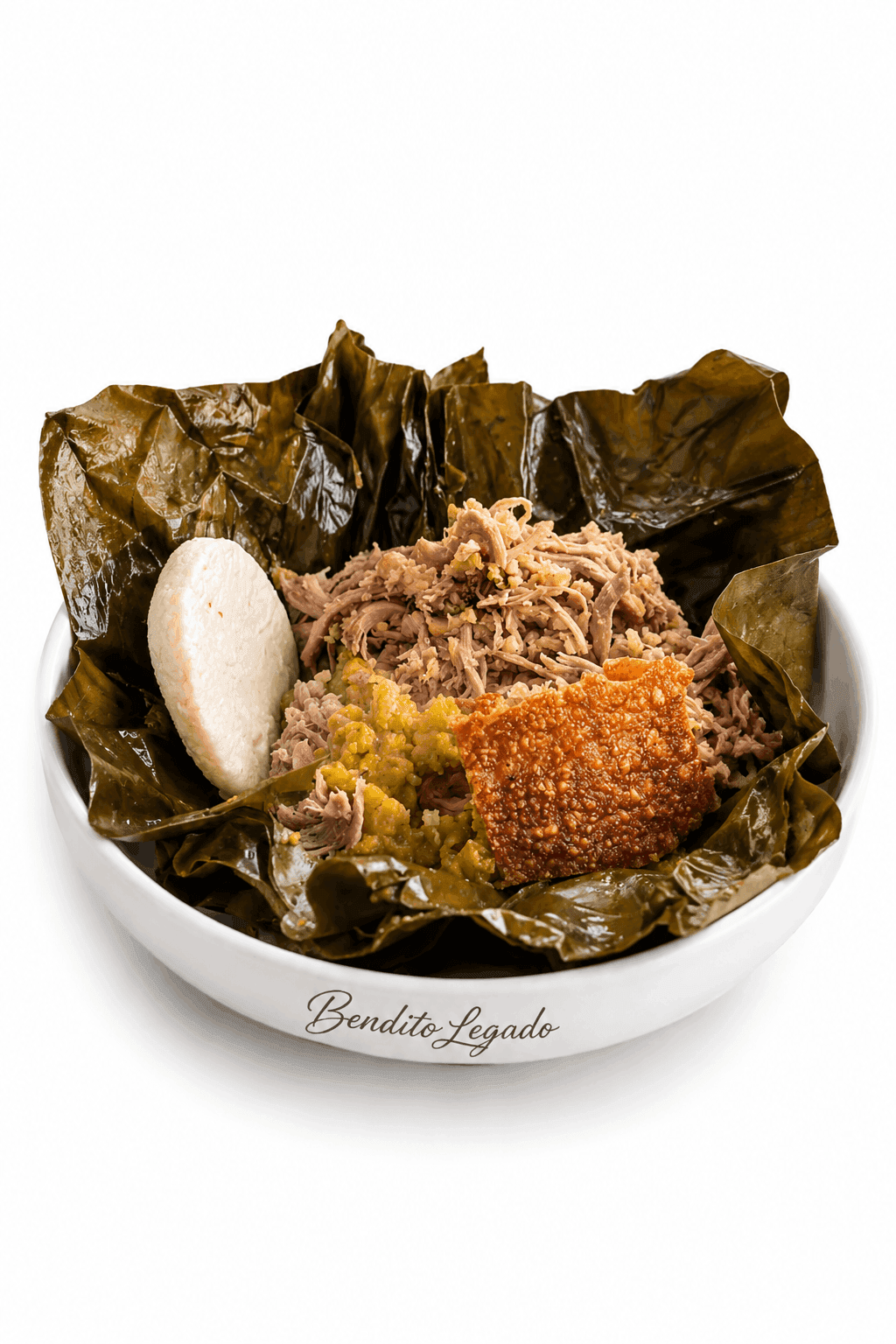 Tamal con lechona